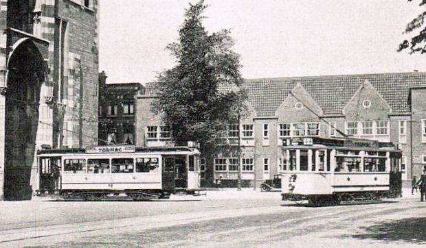 Stadstrams op het Domplein